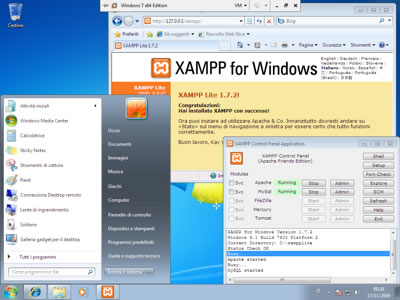 Xamp screenshot