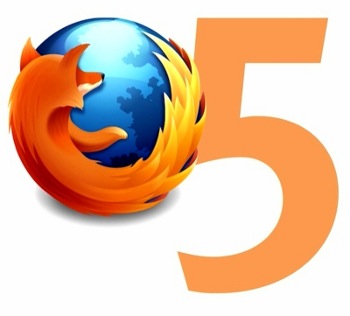 Firefox 5 logo