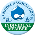 Drupal Association individual member badge